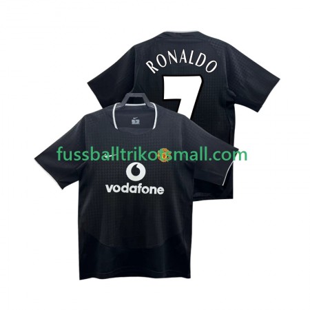 Fußballtrikots Manchester United RONALDO 7 2004 Retro 2002 Kurzarm Auswärts-trikot kaufen